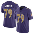 Ncoe B.Ravens #79 Ronnie Stanley Player Purple Color Rush Vapor Untouchable Limited Home Game Stitched Jerseys