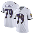 Ncoe B.Ravens #79 Ronnie Stanley Player White Vapor F.U.S.E. Limited Stitched Jerseys