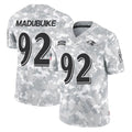 Ncoe B.Ravens #92 Nnamdi Madubuike Player Arctic Camo Salute to Service Limited Stitched Jerseys