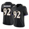Ncoe B.Ravens #92 Nnamdi Madubuike Player Black Vapor F.U.S.E. Limited Stitched Jerseys