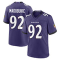 Ncoe B.Ravens #92 Nnamdi Madubuike Player Purple Home Game Stitched Jerseys