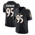 Ncoe B.Ravens #95 Tavius Robinson Player Black Vapor Untouchable Limited Home Game Stitched Jerseys
