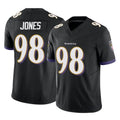 Ncoe B.Ravens #98 Travis Jones Player Black Vapor F.U.S.E. Limited Stitched Jerseys