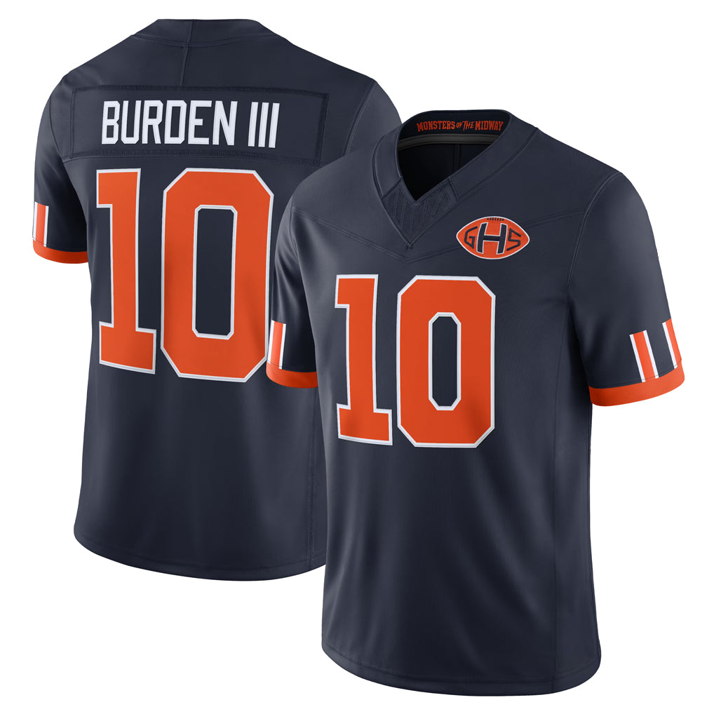 Ncoe C.Bears #10 Luther Burden III Player Navy Limited 2026 Rivalries Collection Home Game Stitched Jerseys