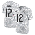 Ncoe C.Bears #12 Devin Bush Player Arctic Camo Salute to Service Limited Stitched Jerseys