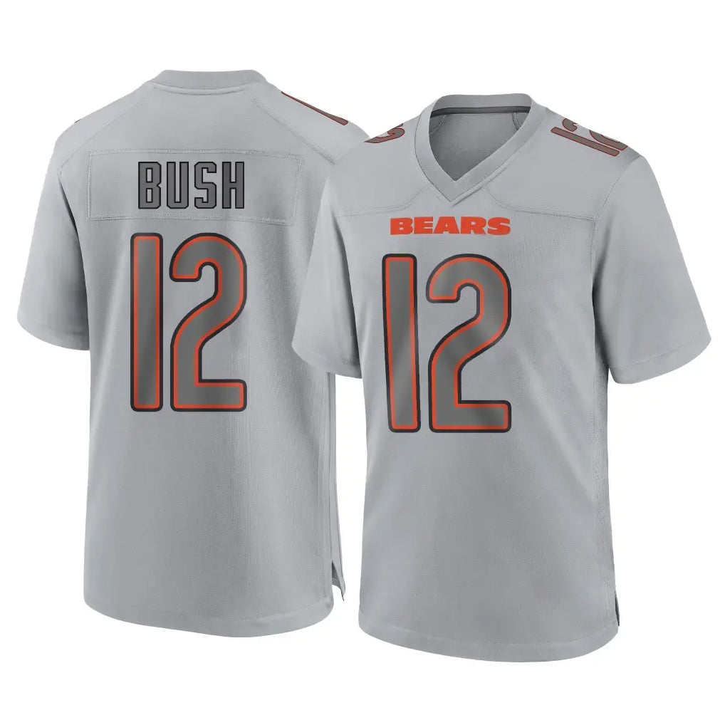 Ncoe C.Bears #12 Devin Bush Player Gray Atmosphere Fashion Game Stitched Jerseys