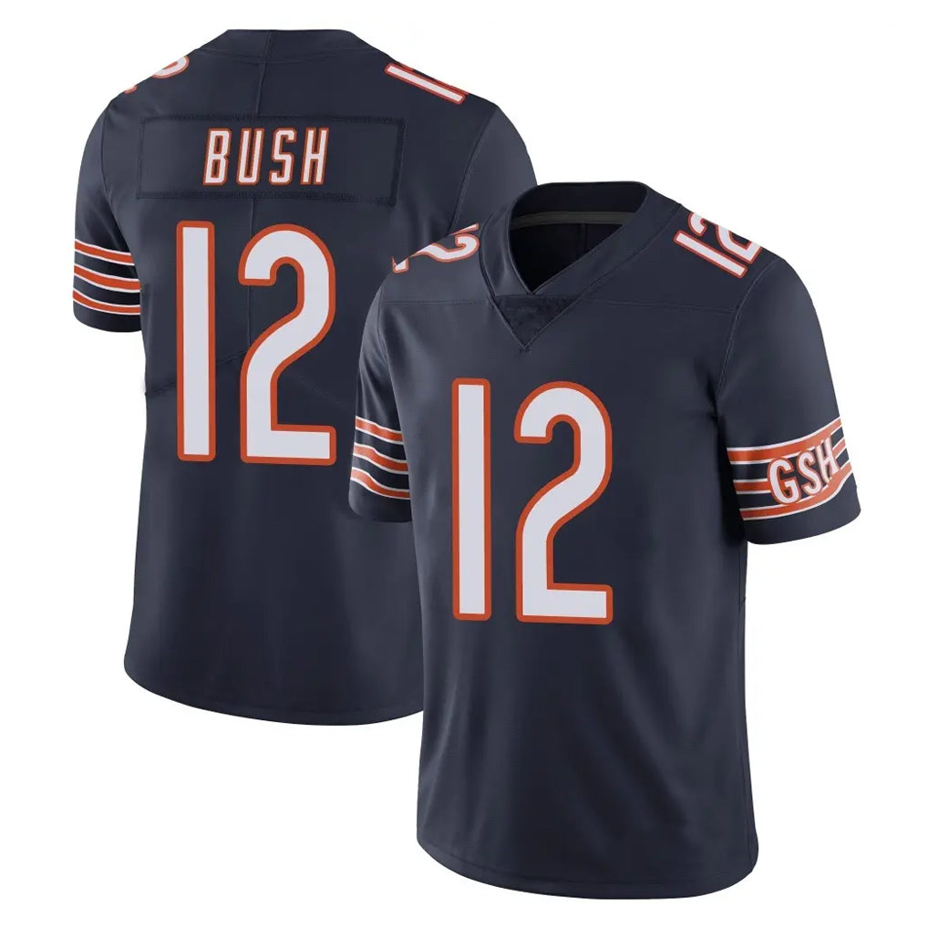 Ncoe C.Bears #12 Devin Bush Player Navy Vapor Untouchable Limited Home Game Stitched Jerseys