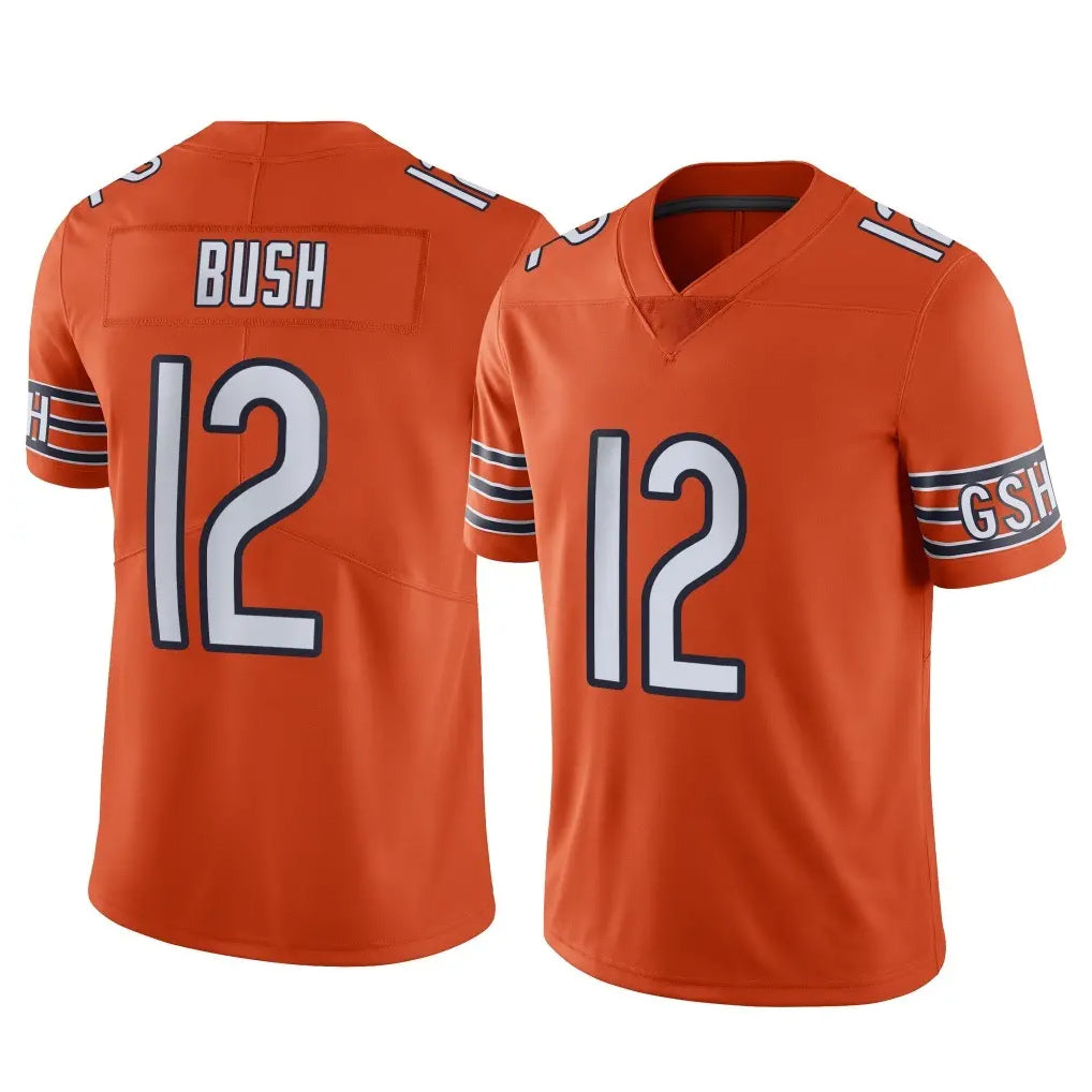 Ncoe C.Bears #12 Devin Bush Player Orange Alternate Vapor Limited Home Game Stitched Jerseys