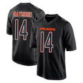 Ncoe C.Bears #14 Kalif Raymond Player Carbon Black Fashion Game Stitched Jerseys