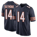 Ncoe C.Bears #14 Kalif Raymond Player Navy Home Game Stitched Jerseys