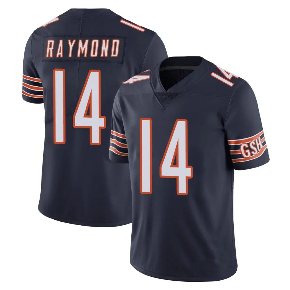 Ncoe C.Bears #14 Kalif Raymond Player Navy Vapor Untouchable Limited Home Game Stitched Jerseys