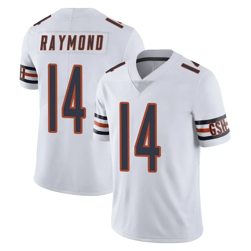 Ncoe C.Bears #14 Kalif Raymond Player White Vapor Untouchable Limited Home Game Stitched Jerseys