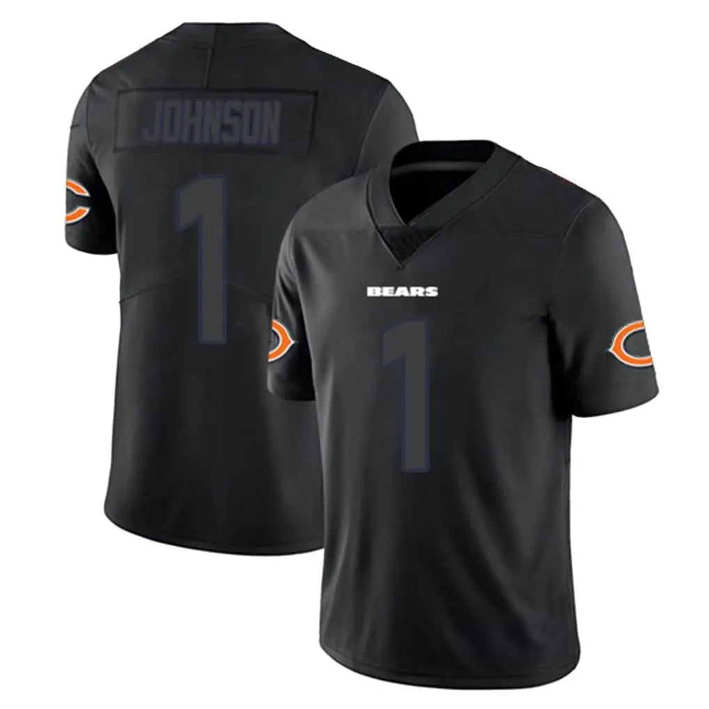 Ncoe C.Bears #1 Jaylon Johnson Player Black Impact Limited Game Stitched Jerseys
