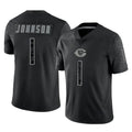 Ncoe C.Bears #1 Jaylon Johnson Player Black REFLECTIVE Limited Game Stitched Jerseys