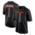 Ncoe C.Bears #1 Jaylon Johnson Player Carbon Black Fashion Game Stitched Jerseys