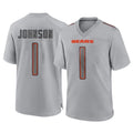 Ncoe C.Bears #1 Jaylon Johnson Player Gray Atmosphere Fashion Game Stitched Jerseys
