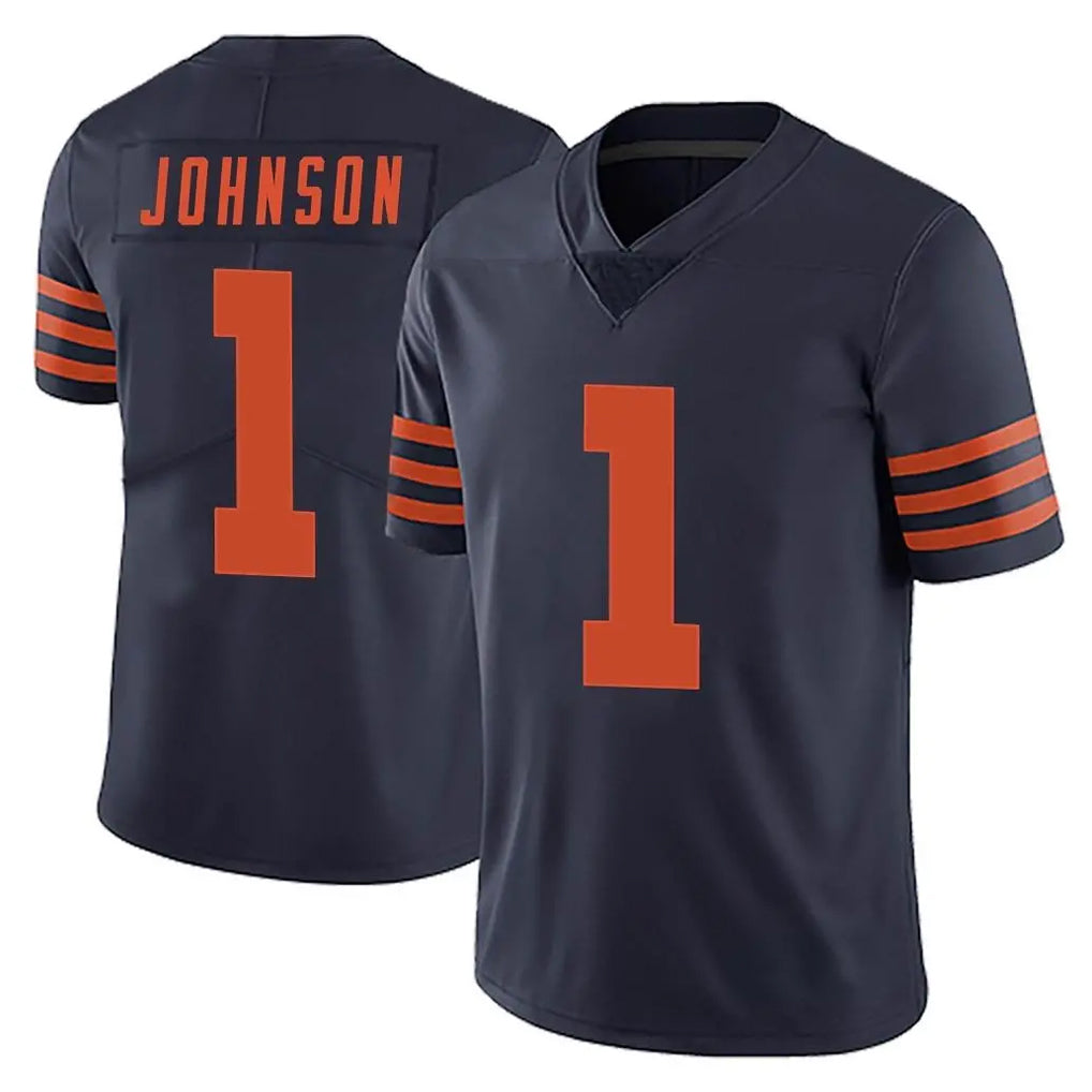 Ncoe C.Bears #1 Jaylon Johnson Player Navy Blue Alternate Vapor Untouchable Limited Stitched Jerseys
