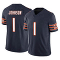 Ncoe C.Bears #1 Jaylon Johnson Player Navy Vapor F.U.S.E. Limited Home Game Stitched Jerseys