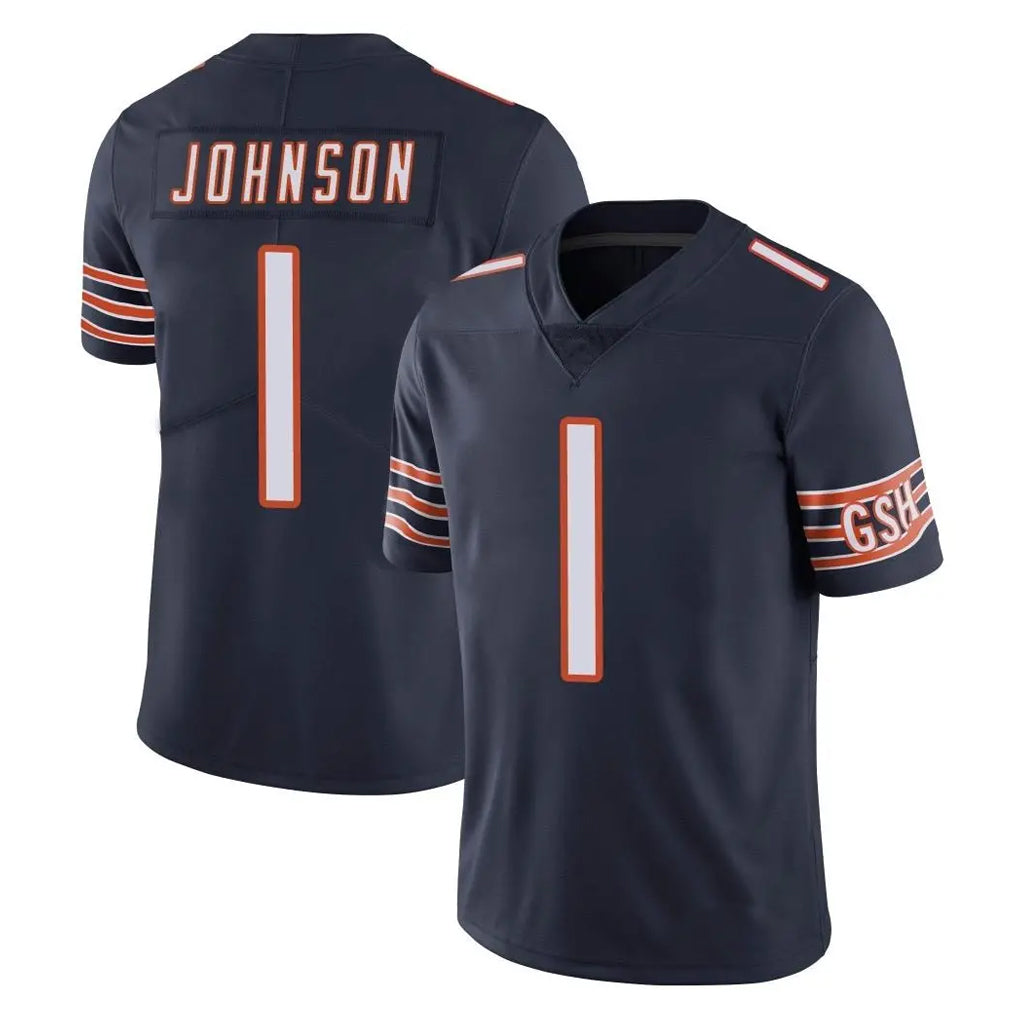 Ncoe C.Bears #1 Jaylon Johnson Player Navy Vapor Untouchable Limited Home Game Stitched Jerseys