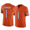 Ncoe C.Bears #1 Jaylon Johnson Player Orange Alternate Vapor Limited Home Game Stitched Jerseys