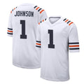 Ncoe C.Bears #1 Jaylon Johnson Player White Classic Home Game Stitched Jerseys