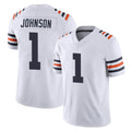 Ncoe C.Bears #1 Jaylon Johnson Player White Classic Vapor Limited Home Game Stitched Jerseys