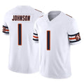 Ncoe C.Bears #1 Jaylon Johnson Player White Vapor F.U.S.E. Limited Home Game Stitched Jerseys