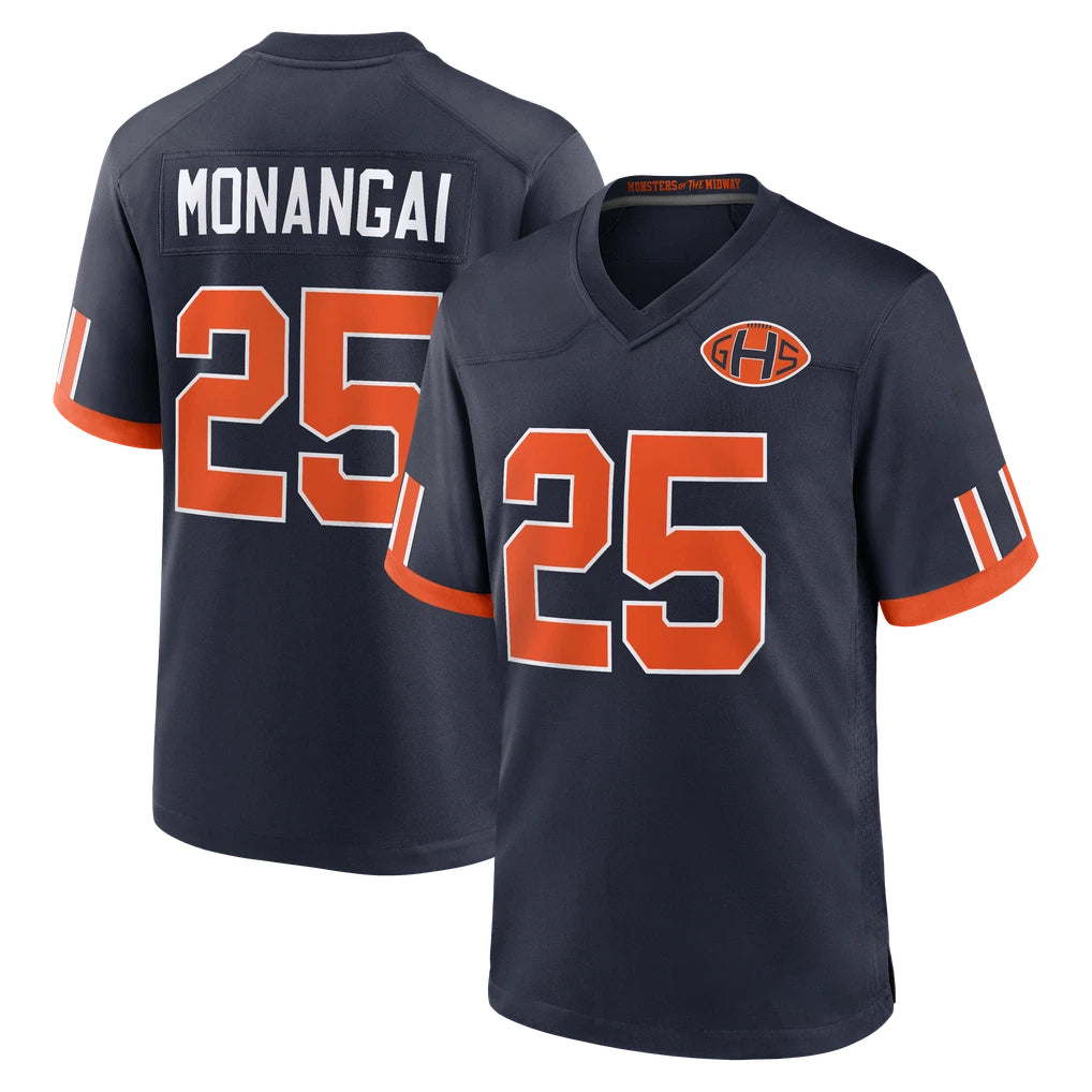 Ncoe C.Bears #25 Kyle Monangai Player Navy 2026 Rivalries Collection Home Game Stitched Jerseys