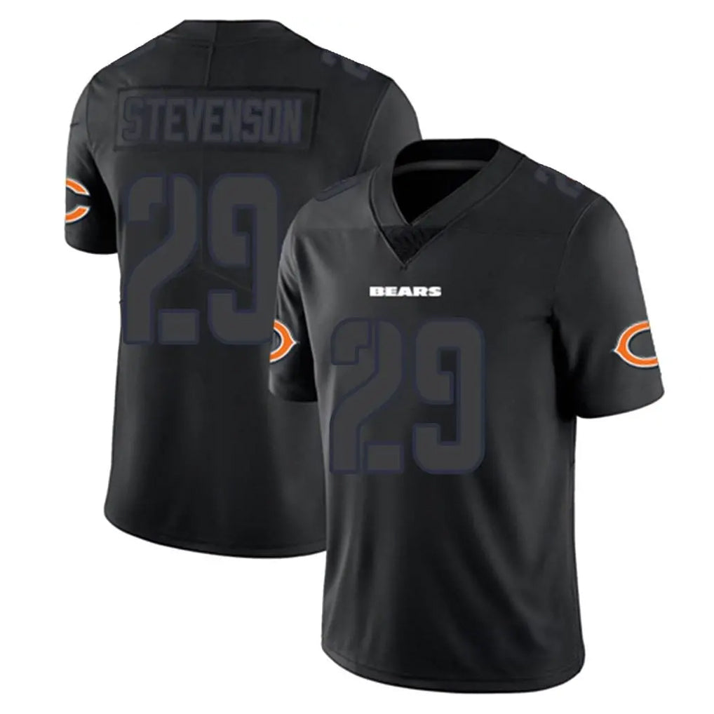 Ncoe C.Bears #29 Tyrique Stevenson Player Black Impact Limited Game Stitched Jerseys