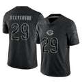 Ncoe C.Bears #29 Tyrique Stevenson Player Black REFLECTIVE Limited Game Stitched Jerseys