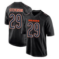 Ncoe C.Bears #29 Tyrique Stevenson Player Carbon Black Fashion Game Stitched Jerseys