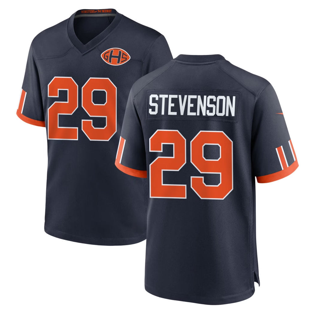 Ncoe C.Bears #29 Tyrique Stevenson Player Navy 2026 Rivalries Collection Home Game Stitched Jerseys