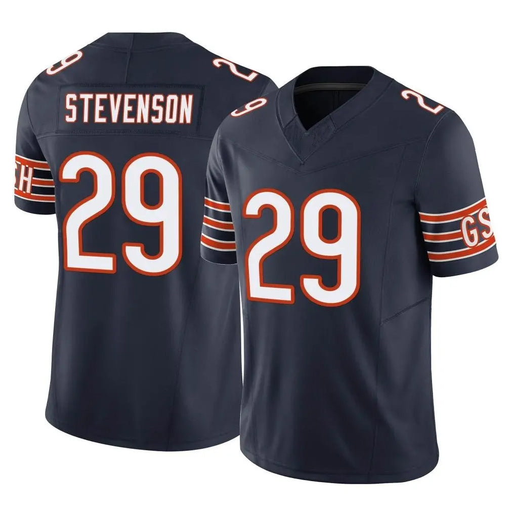Ncoe C.Bears #29 Tyrique Stevenson Player Navy Vapor F.U.S.E. Limited Home Game Stitched Jerseys