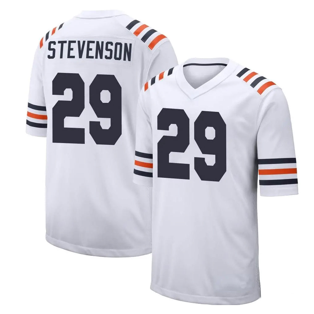 Ncoe C.Bears #29 Tyrique Stevenson Player White Classic Home Game Stitched Jerseys