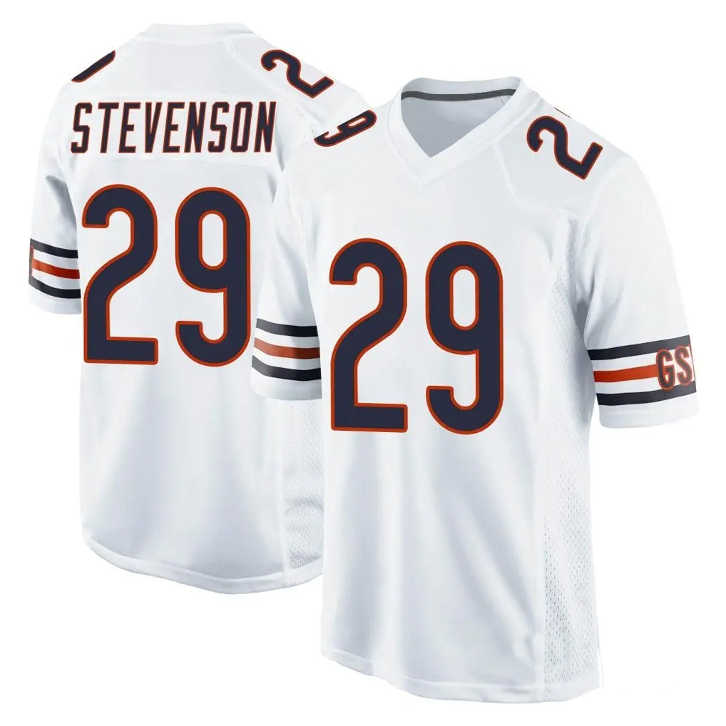 Ncoe C.Bears #29 Tyrique Stevenson Player White Home Game Stitched Jerseys