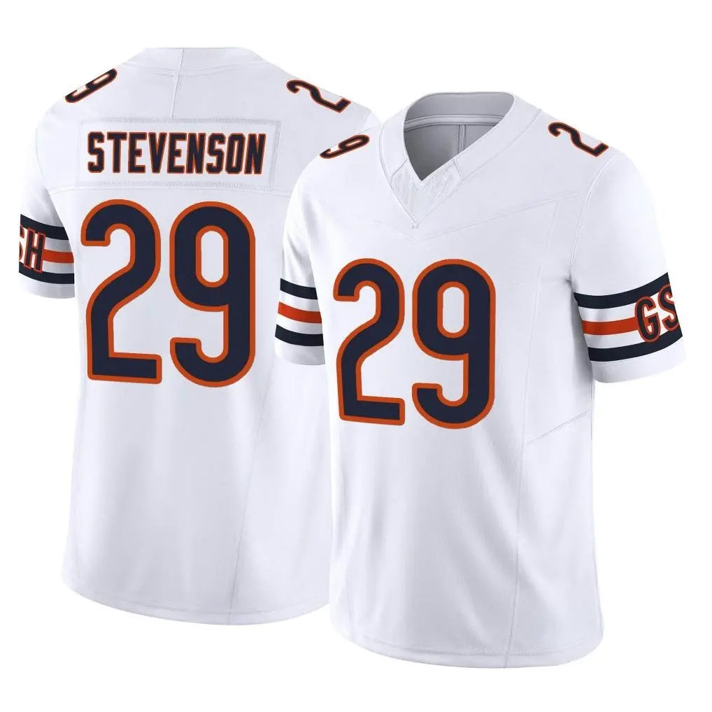Ncoe C.Bears #29 Tyrique Stevenson Player White Vapor F.U.S.E. Limited Home Game Stitched Jerseys