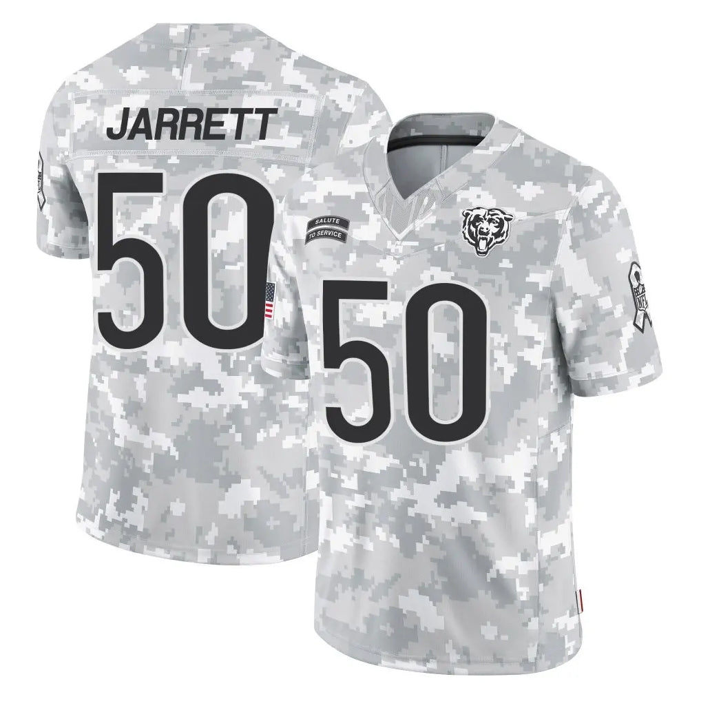 Ncoe C.Bears #50 Grady Jarrett Player Arctic Camo Salute to Service Limited Stitched Jerseys