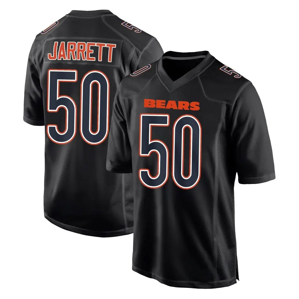 Ncoe C.Bears #50 Grady Jarrett Player Carbon Black Fashion Game Stitched Jerseys