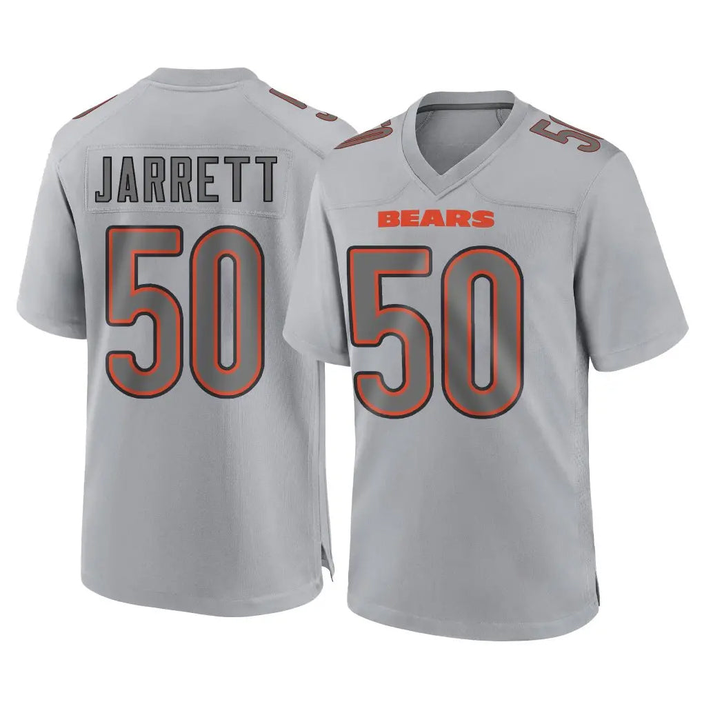 Ncoe C.Bears #50 Grady Jarrett Player Gray Atmosphere Fashion Game Stitched Jerseys