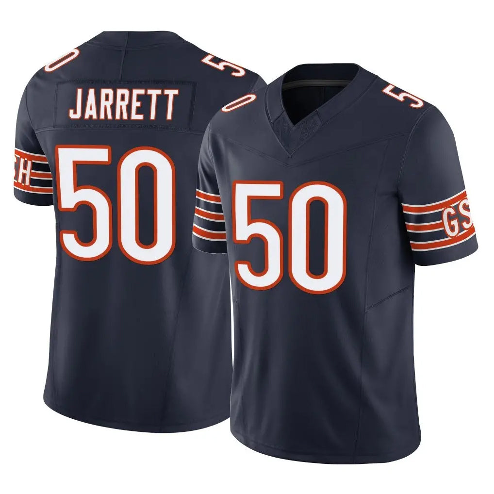 Ncoe C.Bears #50 Grady Jarrett Player Navy Vapor F.U.S.E. Limited Home Game Stitched Jerseys