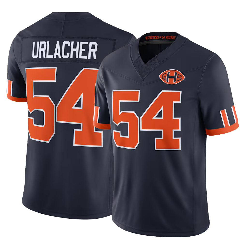 Ncoe C.Bears #54 Brian Urlacher Player Navy Limited 2026 Rivalries Collection Home Game Stitched Jerseys