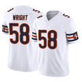 Ncoe C.Bears #58 Darnell Wright Player White Vapor F.U.S.E. Limited Home Game Stitched Jerseys