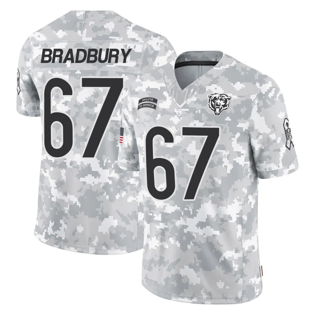Ncoe C.Bears #67 Garrett Bradbury Player Arctic Camo Salute to Service Limited Stitched Jerseys