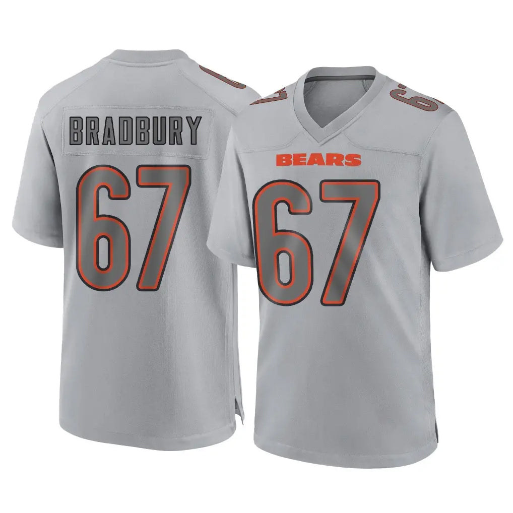 Ncoe C.Bears #67 Garrett Bradbury Player Gray Atmosphere Fashion Game Stitched Jerseys