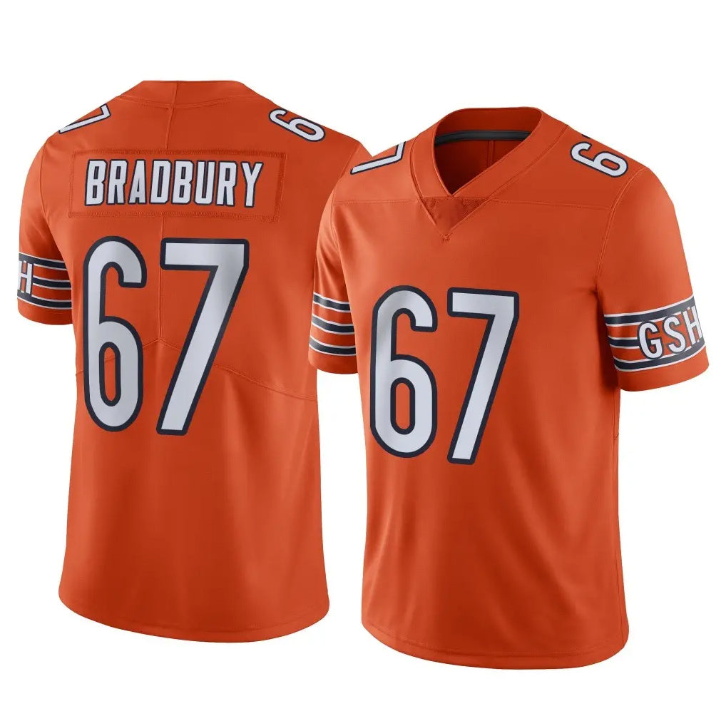 Ncoe C.Bears #67 Garrett Bradbury Player Orange Alternate Vapor Limited Home Game Stitched Jerseys