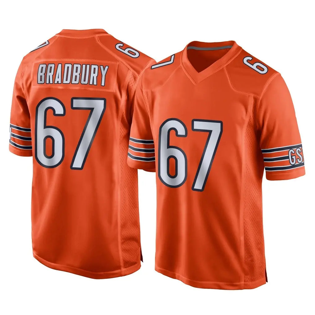 Ncoe C.Bears #67 Garrett Bradbury Player Orange Home Game Stitched Jerseys