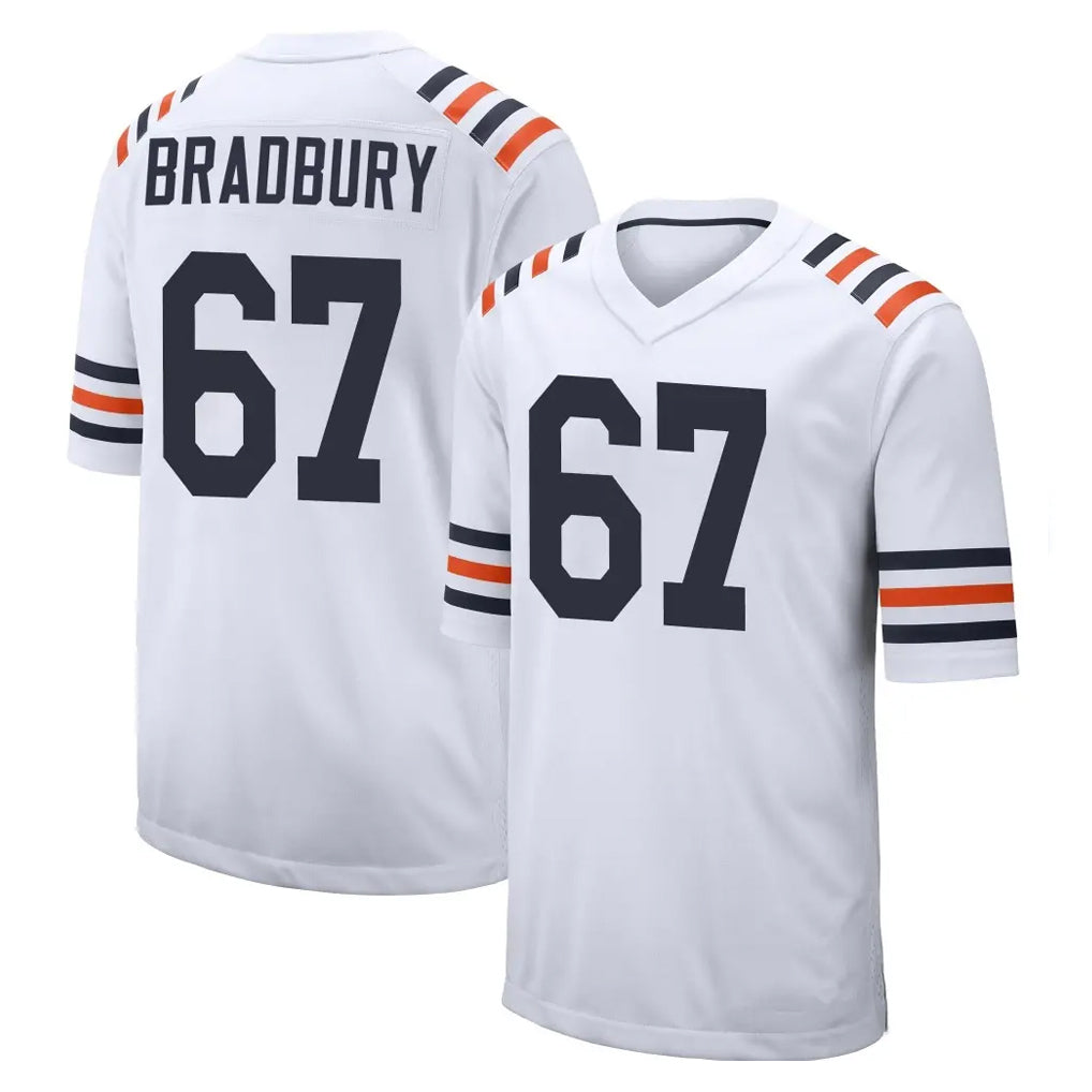 Ncoe C.Bears #67 Garrett Bradbury Player White Classic Home Game Stitched Jerseys