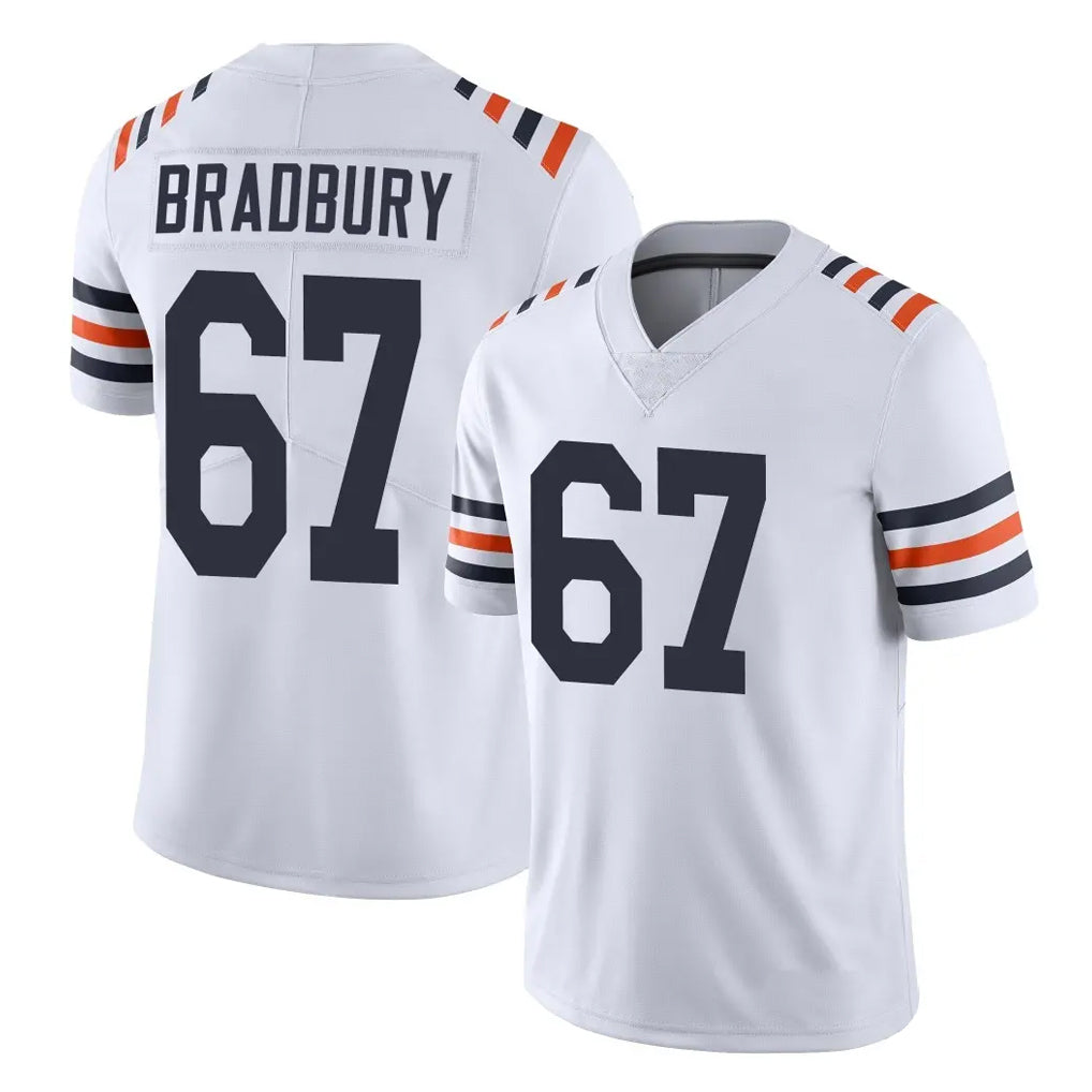 Ncoe C.Bears #67 Garrett Bradbury Player White Classic Vapor Limited Home Game Stitched Jerseys