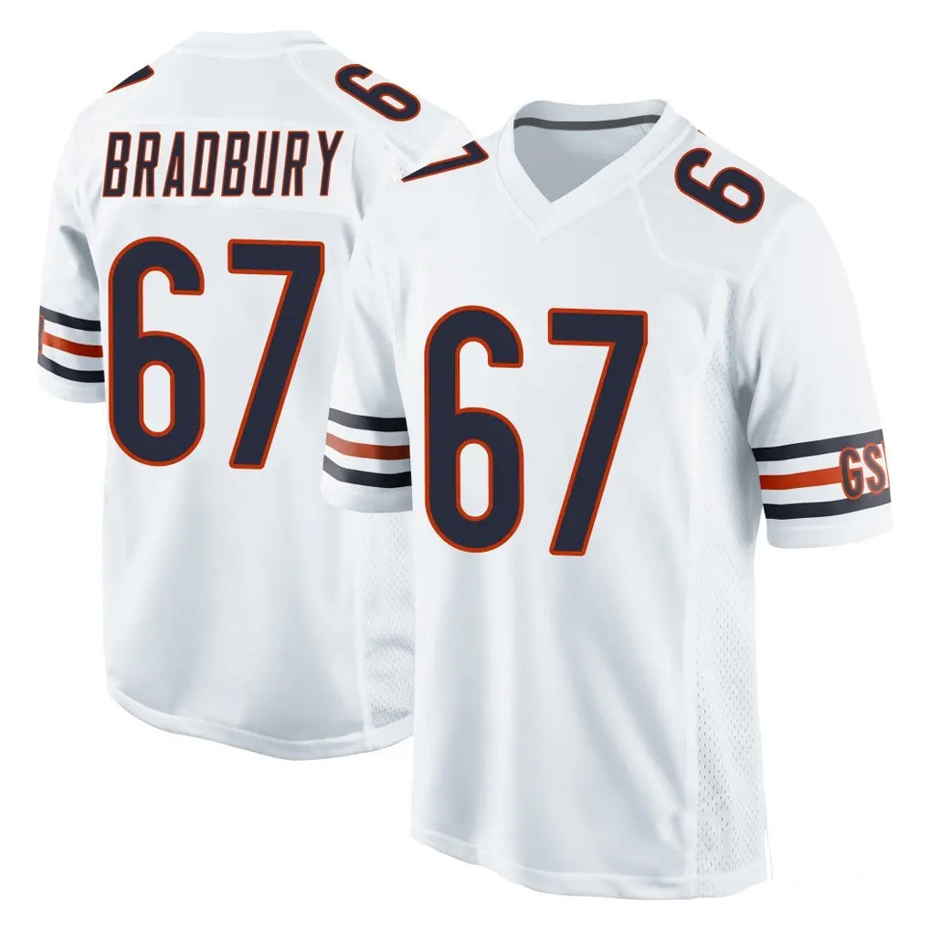 Ncoe C.Bears #67 Garrett Bradbury Player White Home Game Stitched Jerseys