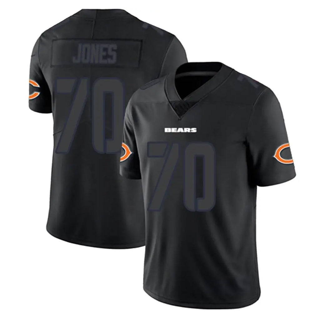 Ncoe C.Bears #70 Braxton Jones Player Black Impact Limited Game Stitched Jerseys